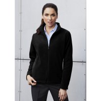 Ladies Plain Microfleece Zip Jacket 285gsm