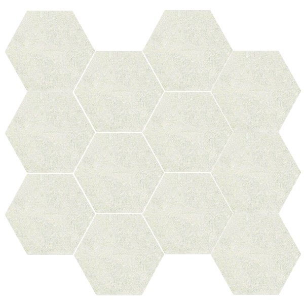 Bloom Vanilla Hexagon Mosaic Splashbacks Tiles