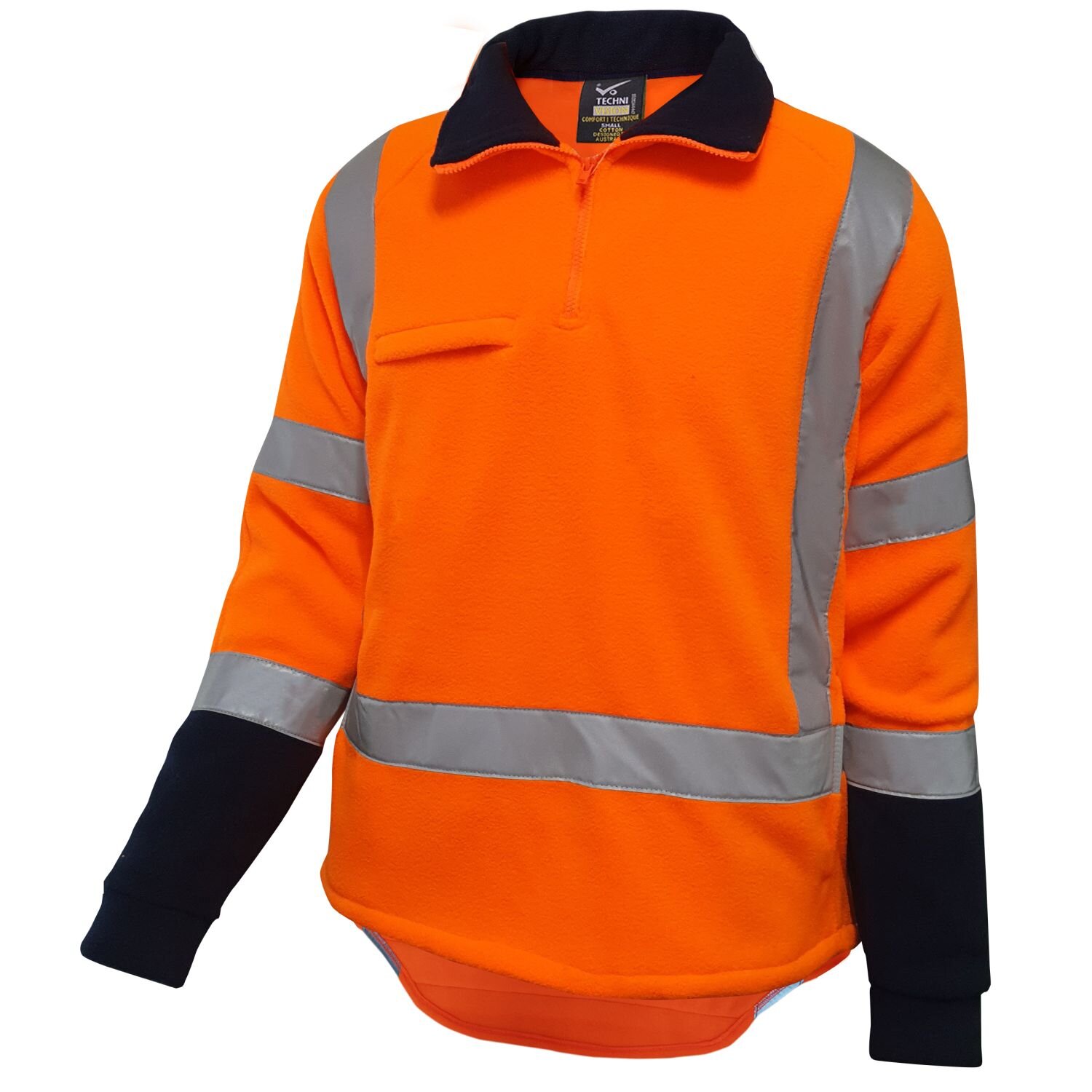 Techni Vision Hi Vis TTMC-W17 360gsm Fleece Jumper with Pockets