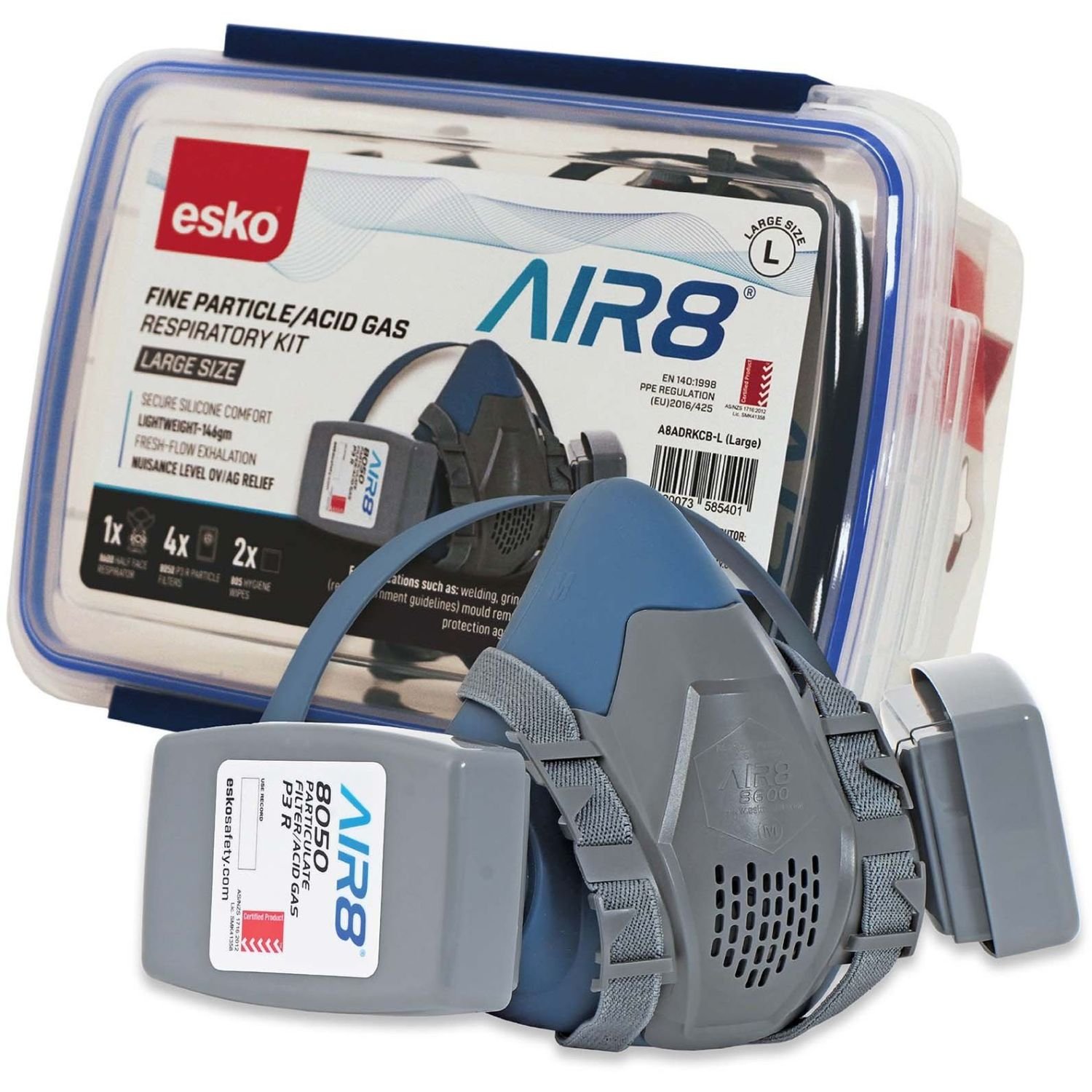 Air8 Half Face P2/P3R Clipbox Kit