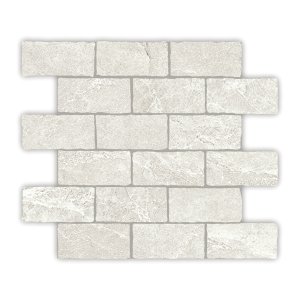 CAPRI Salt 29.9X30.05 Mosaic Tumbled Edge