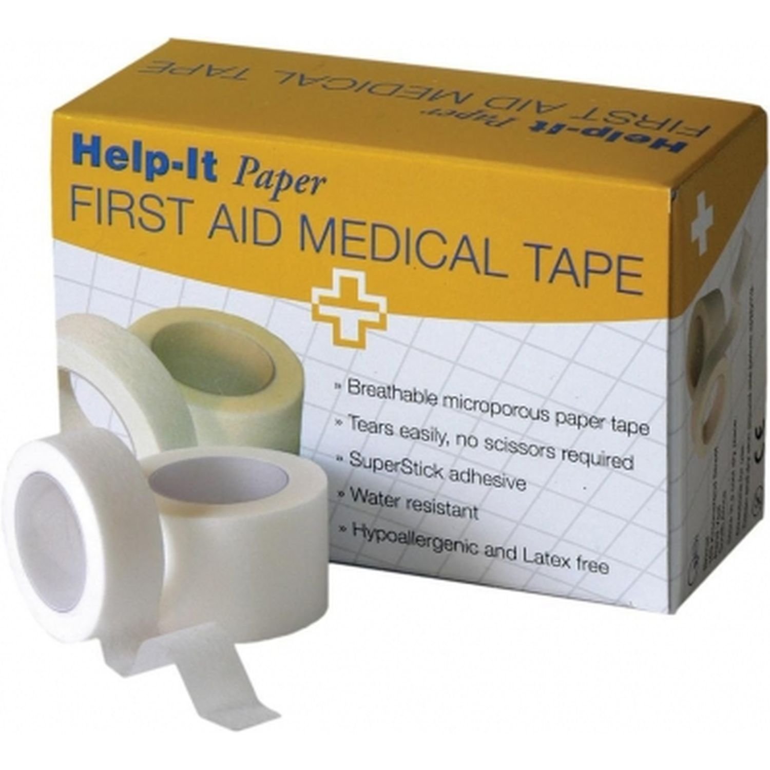 White Medical Paper Tape 12.5mmx9.1M