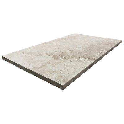 Dreamy Cream  40X60 20mm Bullnose-Pencil Edge Tile