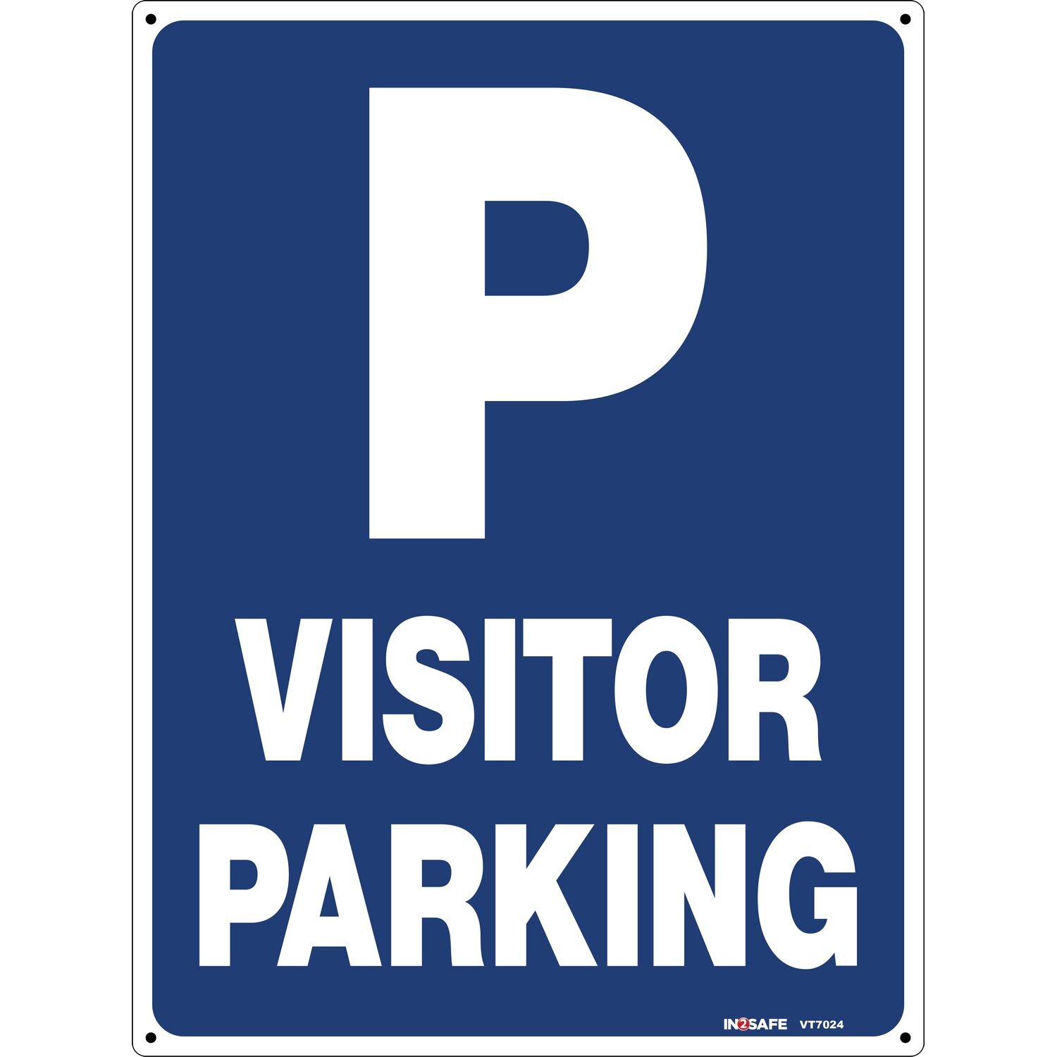 P Visitor Parking Sign