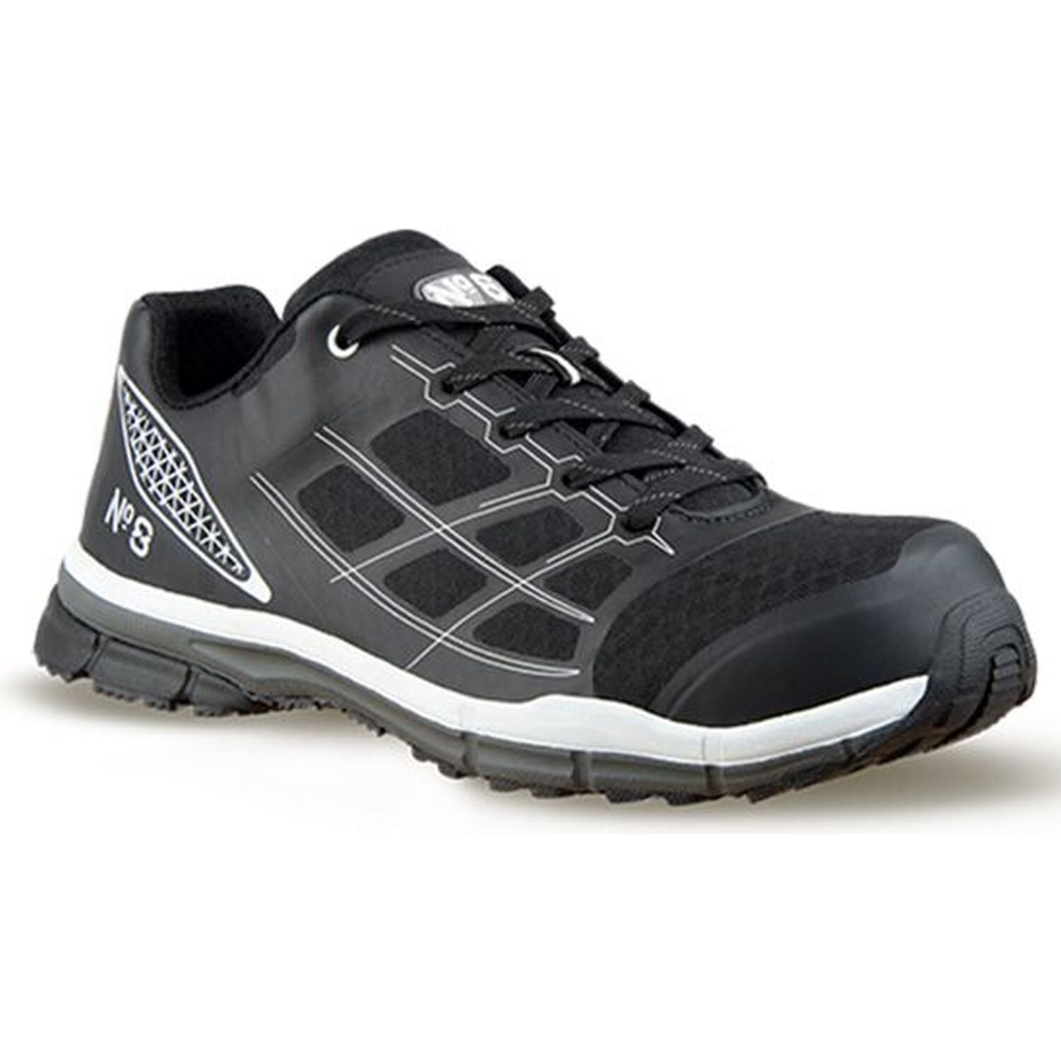 No8 Speed Ultra Light Safety Shoe Black