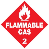 Hazchem Class 2 Flammable Gas Diamond