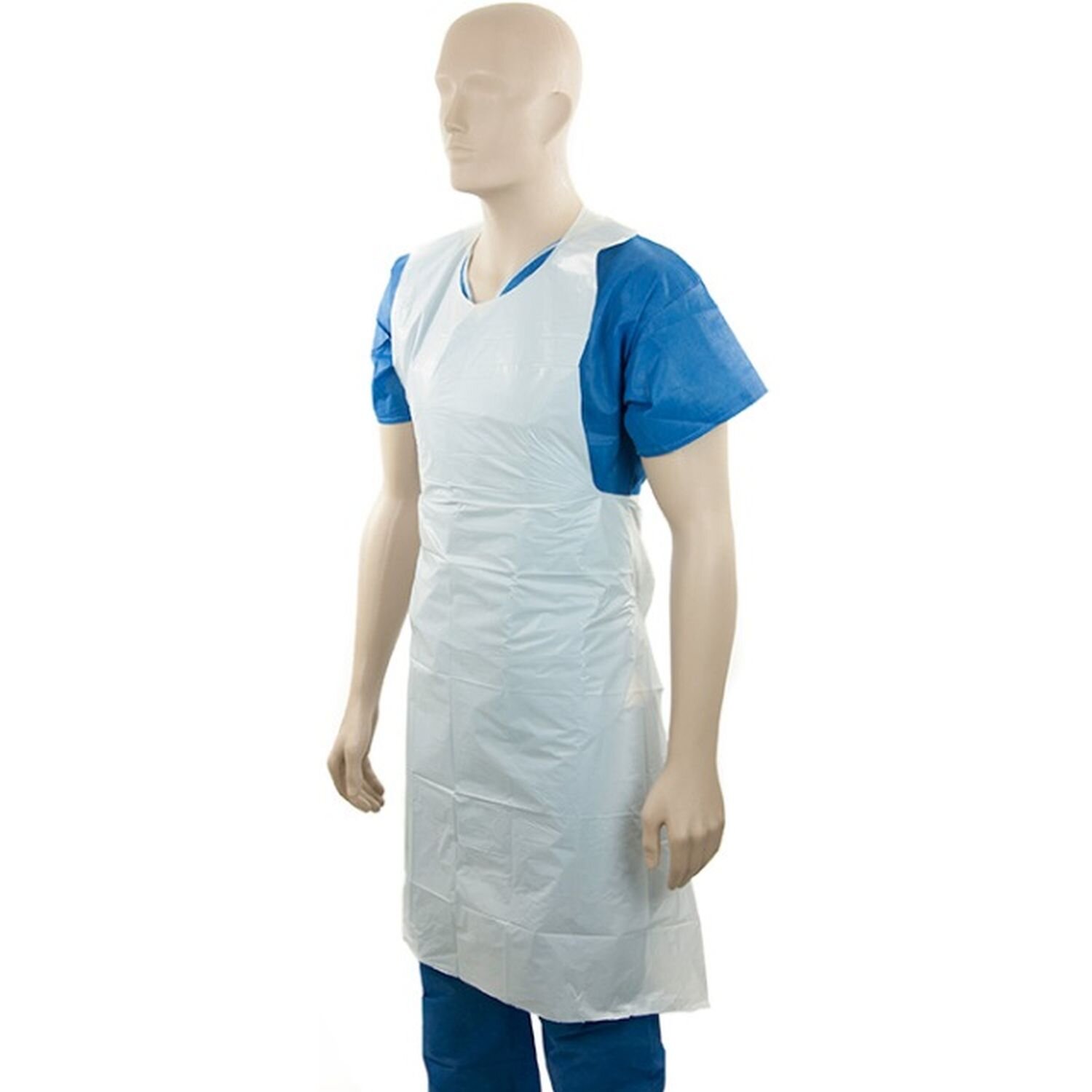 Apron Heavy Duty White, Tear Off Pkt50