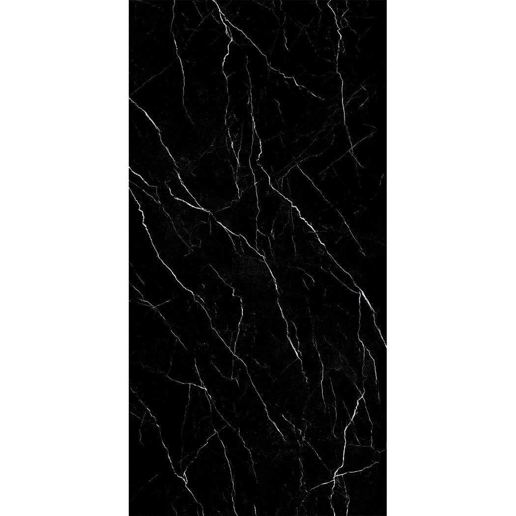 XL-Slab Nero Marquina 160x320 Silk 5.8mm thick