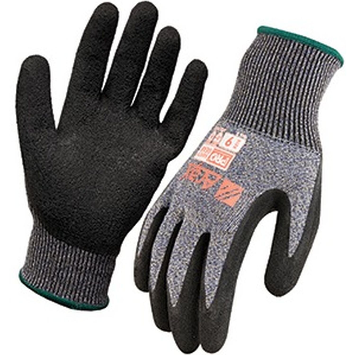 Arax Dry Grip Latex Crinkle Coat Cut Level D Glove